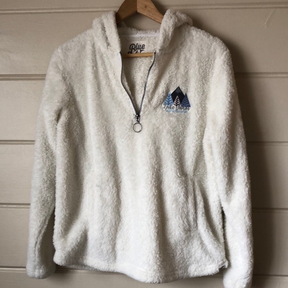 Blue 84 Fleece Pullover Hoodie Size Medium - Picture 3 of 6